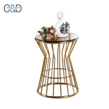 gold platner side table